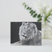 Leeuw, Afrikaanse leeuw, dier Briefkaart (Staand voorkant)