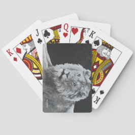 Leeuw, Afrikaanse leeuw, dier Pokerkaarten