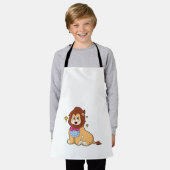 Leeuw als herenman met Stropdas.PNG Schort (Gedragen)