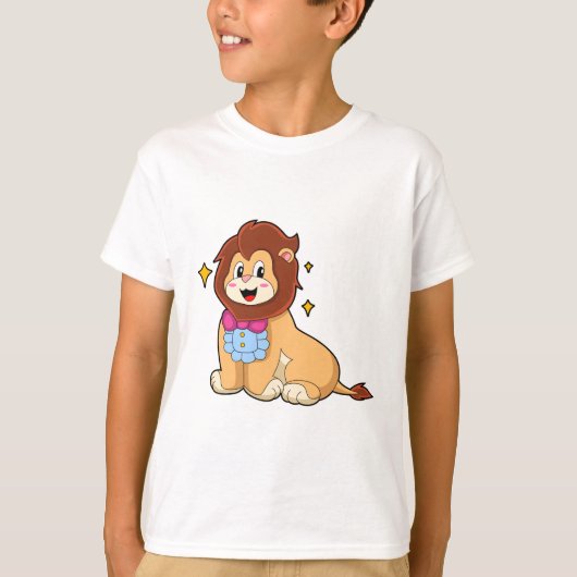 Leeuw als herenman met Stropdas.PNG T-shirt (Voorkant)