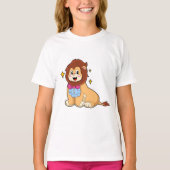 Leeuw als herenman met Stropdas.PNG T-shirt (Voorkant)