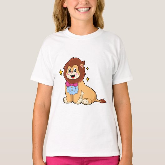 Leeuw als herenman met Stropdas.PNG T-shirt (Voorkant)