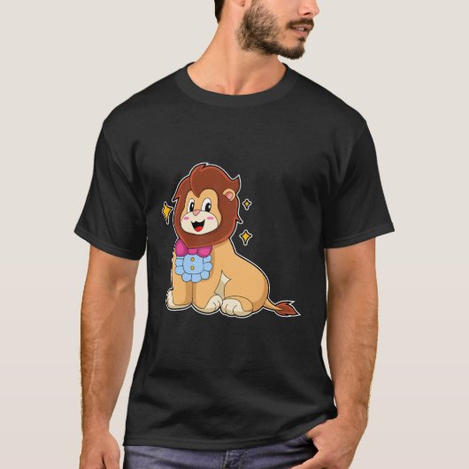Leeuw als herenman met Stropdas.PNG T-shirt (Voorkant)
