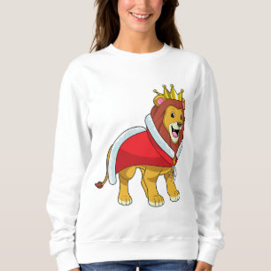 Leeuw als Koning met Kroon & Cape Trui