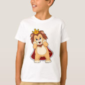 Leeuw als koning met kroon.PNG T-shirt (Voorkant)