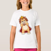 Leeuw als koning met kroon.PNG T-shirt (Voorkant)