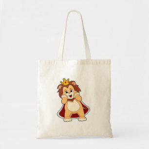 Leeuw als koning met kroon.PNG Tote Bag