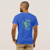 Leeuw am Israel Chai T-shirt (Achterkant volledig)