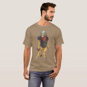 Leeuw Amerikaans Football Sport T-shirt (Voorkant volledig)