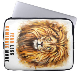 Leeuw Angst Minder Domineren Meer Laptop Sleeve