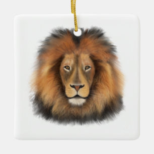 leeuw aquarel Leo koning safari dier jungle kat Keramisch Ornament