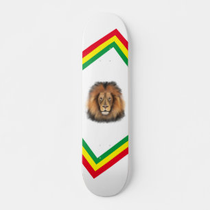 leeuw aquarel Leo koning safari dier jungle kat Persoonlijk Skateboard