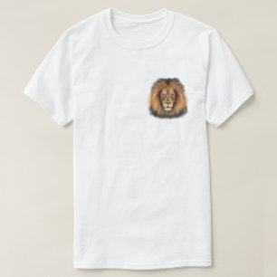 leeuw aquarel Leo koning safari dier jungle kat T-shirt
