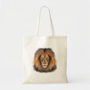 leeuw aquarel Leo koning safari dier jungle kat Tote Bag