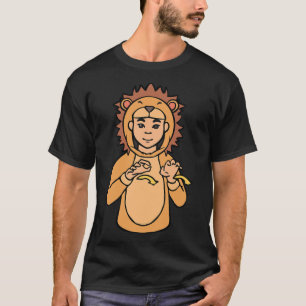Leeuw ASL Handgebaar Doof Gehoorverlies Bewustzijn T-shirt