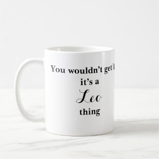 Leeuw Astrologie Zodiac Funny Mug Koffiemok