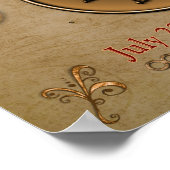 Leeuw - astrologisch teken -- kunstprint poster (Hoek)