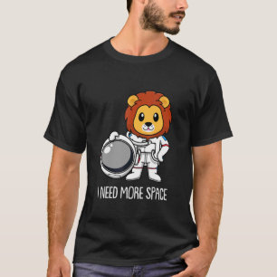 Leeuw Astronaut Leeuwin  Grote Kat Dier Ik Heb Mee T-shirt