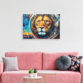 LEEUW ASTRONAUT-TERUG NAAR HUIS 2 CANVAS AFDRUK (Insitu (Woonkamer))