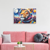 LEEUW ASTRONAUT-TERUGKEER NAAR HUIS 7 CANVAS AFDRUK (Insitu (Woonkamer))