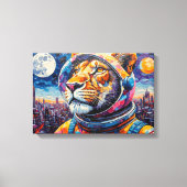 LEEUW ASTRONAUT-TERUGKEER NAAR HUIS 7 CANVAS AFDRUK (Voorkant)