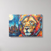 LEEUW ASTRONAUT-TERUGKOMEN 4 CANVAS AFDRUK (Voorkant)