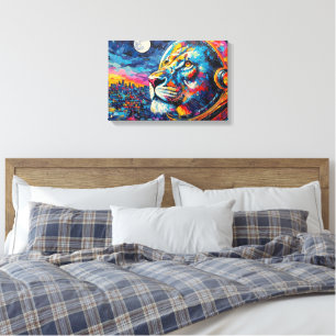LEEUW ASTRONAUT-TERUGKOMEND 5 CANVAS AFDRUK