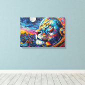 LEEUW ASTRONAUT-TERUGKOMEND 5 CANVAS AFDRUK (Insitu (Houten vloer))