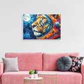 LEEUW ASTRONAUT-TERUGKOMEND 8 CANVAS AFDRUK (Insitu (Woonkamer))