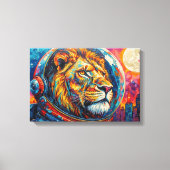 LEEUW ASTRONAUT - THUISKOMST 11 CANVAS AFDRUK (Voorkant)