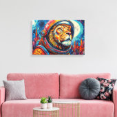 LEEUW ASTRONAUT - THUISKOMST 9 CANVAS AFDRUK (Insitu (Woonkamer))