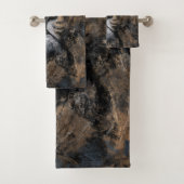 Leeuw badhanddoek set modern schilderij ontwerp bad handdoek (Insitu)