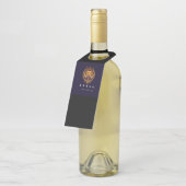 leeuw bedrukte fles tag flessenhanger (Schuin)