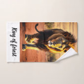 Leeuw bedrukte handdoek (Handdoek)