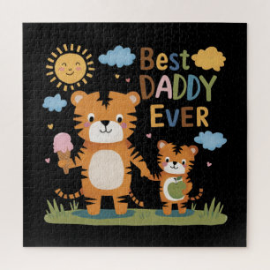 Leeuw beste papa ooit legpuzzel