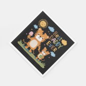 Leeuw beste papa ooit servet (Hoek)