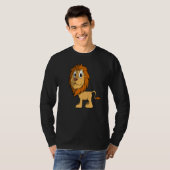 Leeuw Big Cat Zoo Wilderness Safari 2 T-shirt (Voorkant volledig)
