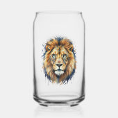 Leeuw Blikvorm Glas (Achterkant)