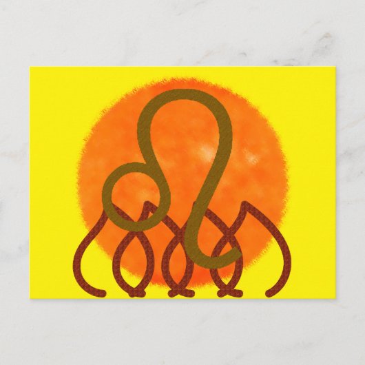 Leeuw Briefkaart (Voorkant)