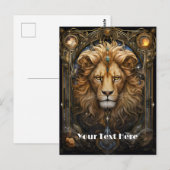 Leeuw Briefkaart (Voorkant / Achterkant)