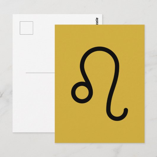 Leeuw Briefkaart (Voorkant / Achterkant)