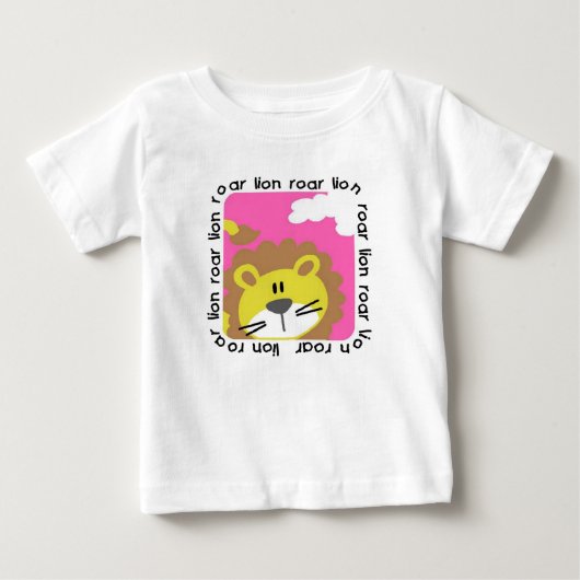 Leeuw Brul Peuter Ruffle T-shirt (Voorkant)