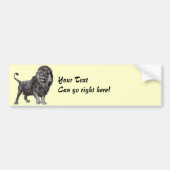 leeuw Bumpersticker (Voorkant)