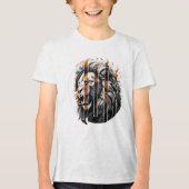 Leeuw BW Tri-Blend Shirt (Voorkant)