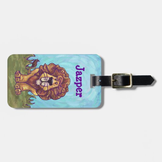Leeuw Cadeaus & Accessoires Bagagelabel (Voorkant horizontaal)