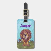 Leeuw Cadeaus & Accessoires Bagagelabel (Voorkant verticaal)