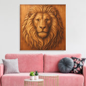 LEEUW CANVAS AFDRUK (Insitu (Woonkamer))