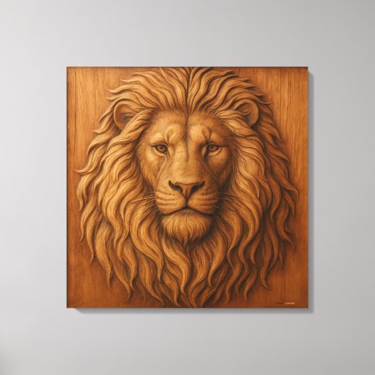 LEEUW CANVAS AFDRUK (Voorkant)