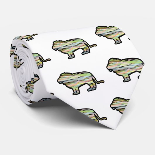 Leeuw de Koning Stropdas (Opgerold)