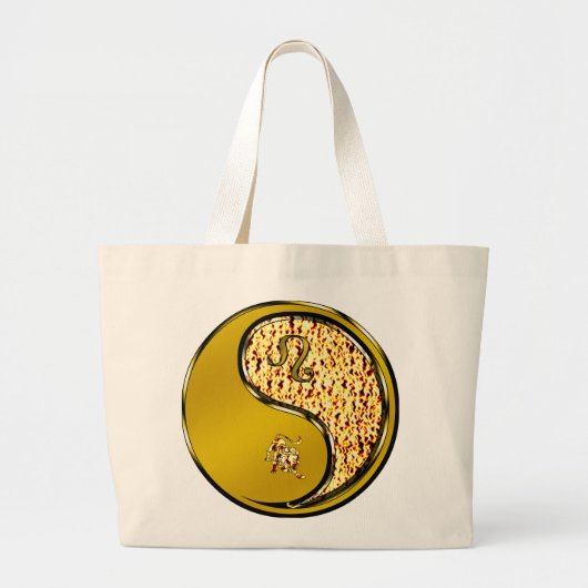Leeuw de Leeuw Grote Tote Bag (Voorkant)